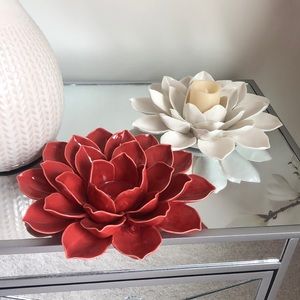 NWT ceramic votive candle holder